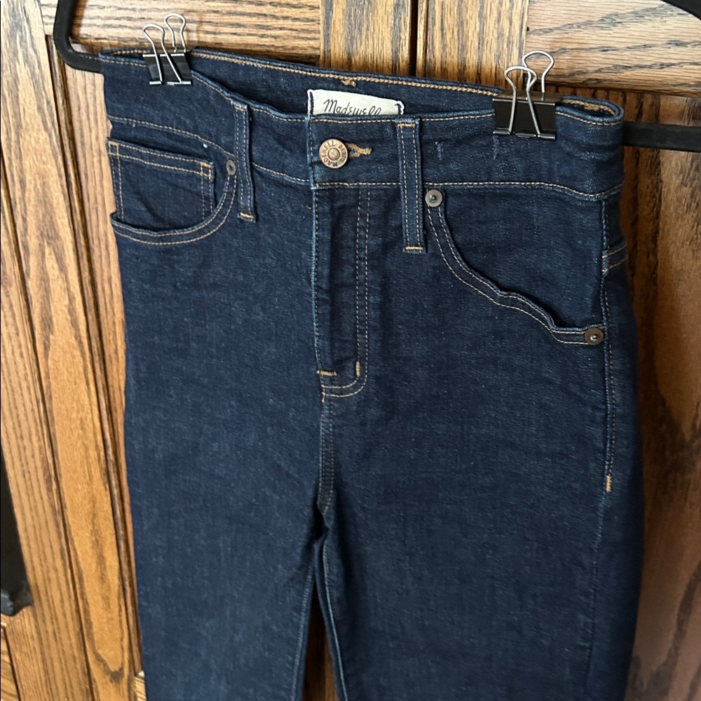 Madewell Curvy High Rise Skinny‎ Jeans Dark Wash Size 26 - Picture 6 of 9